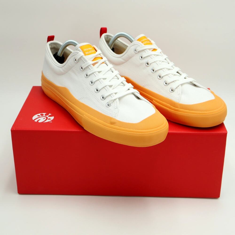Chick-Fil-A Honey Mustard Mens Size 11 Shoes White Yellow Sneakers IOB